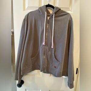 Peace love World- zip up hoodie